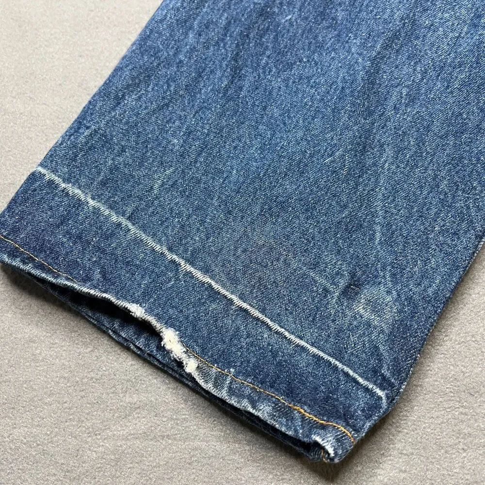 Vintage Levi's 501 Jeans Men's 46x30 (Fits 42x27.5) Blue Cotton Denim Straight